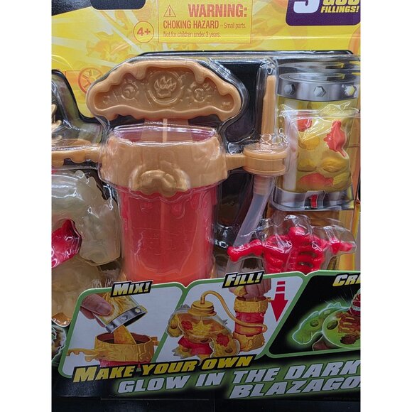 Heroes Of Goo Jit Zu Hero Creator Kit Glow In The Dark Blazagon Toy Set - Picture 3 of 7